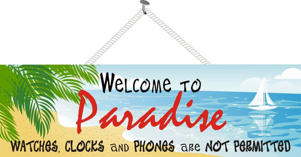 Welcome Sign | Beach Décor | Fun Sign Factory